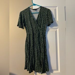 41Hawthorn mock wrap dress
